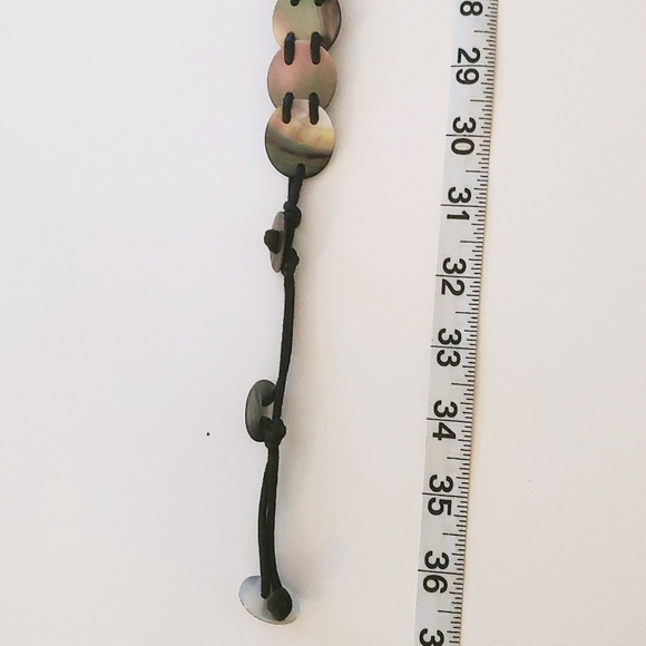 Sea Shell Womens Boho Abalone Belt  Sz: 32" 34"  - Picture 4 of 7